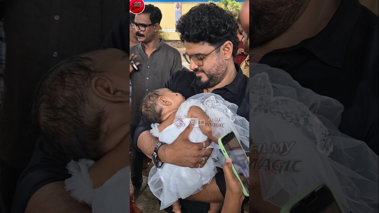 മകളെ നെഞ്ചിൽ കിടത്തി ഉറക്കുന്ന ബിബിൻ ജോർജ്❤️#bibingeorge #family