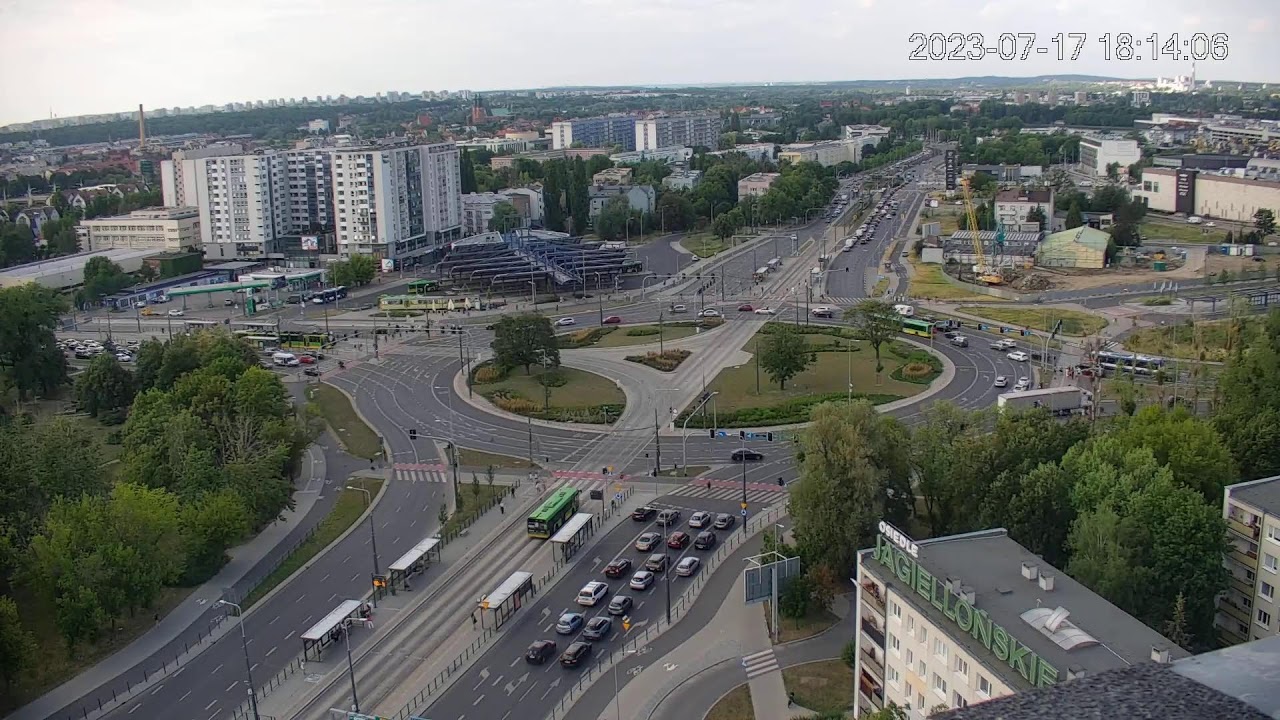 Poznań - Widok Rondo Rataje
