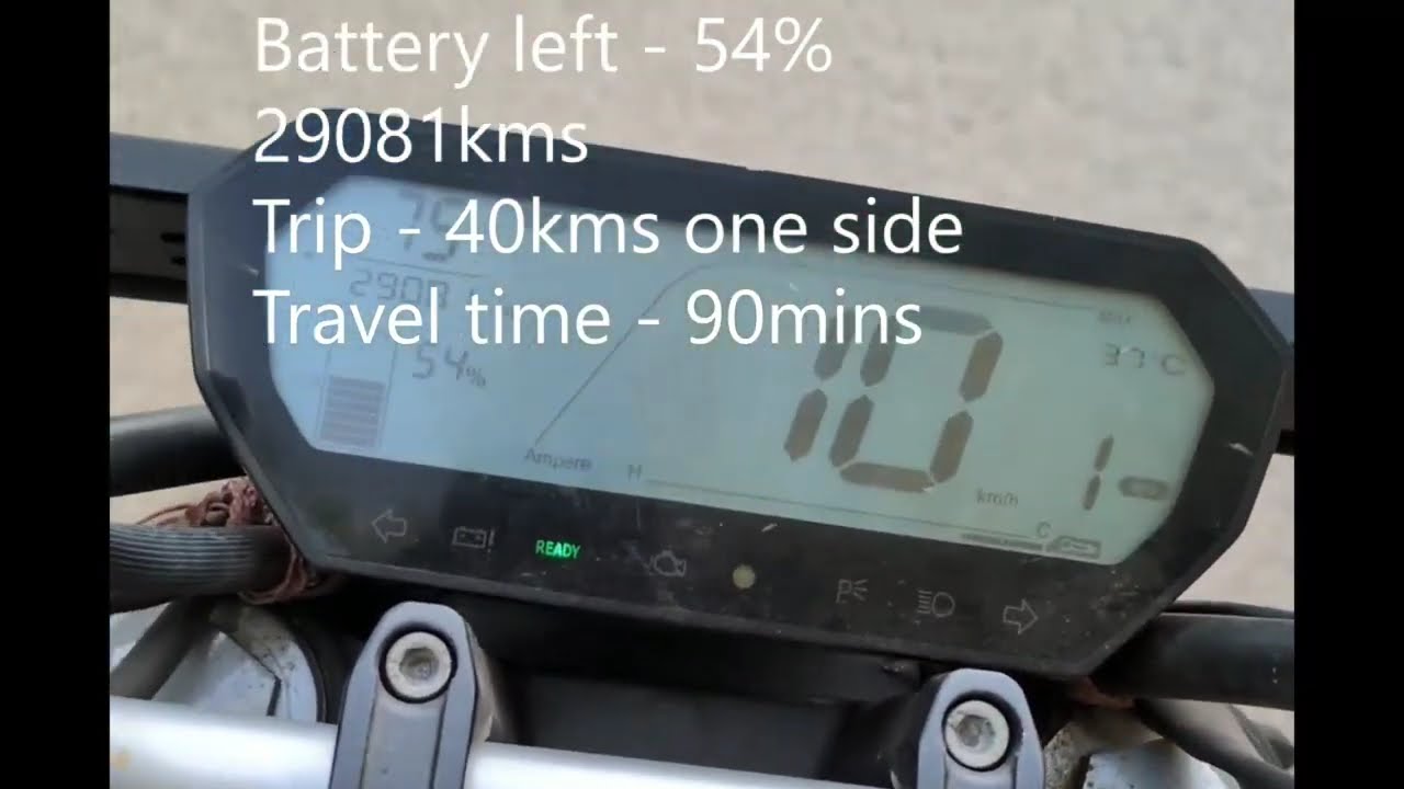 Revolt RV400 EV range Faridabad to Gurgaon 