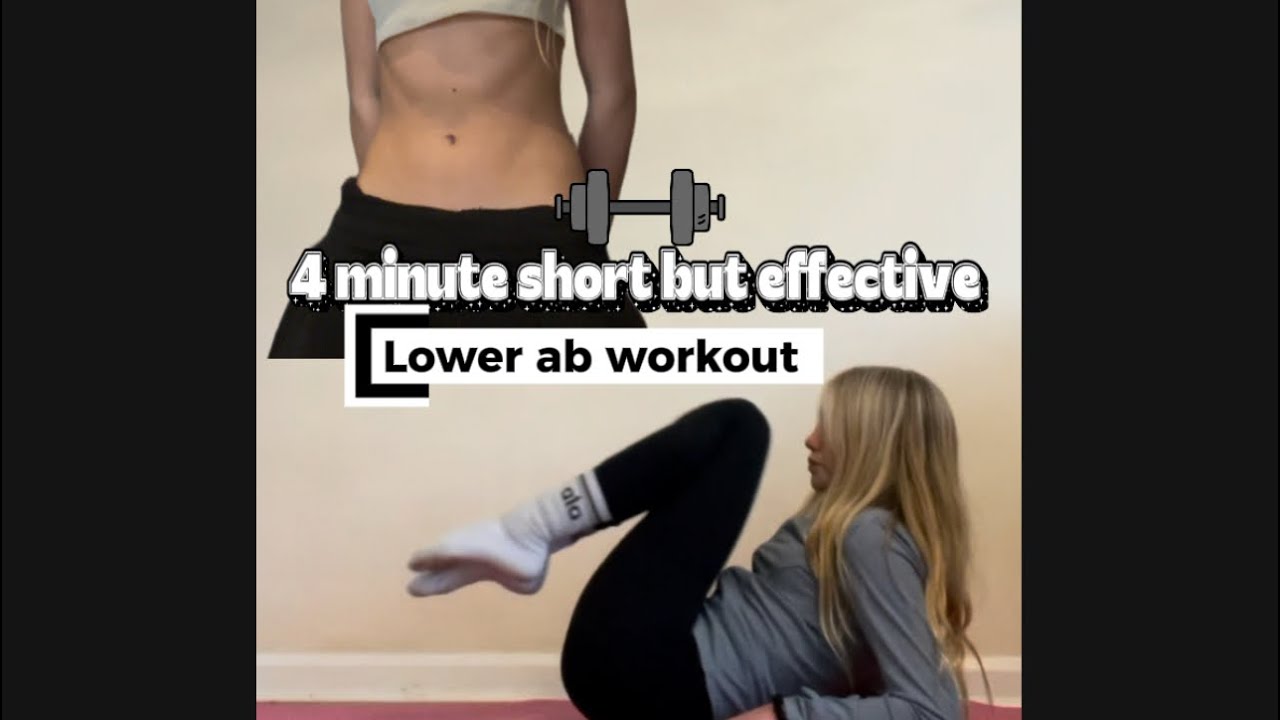 4 minute intense ab workout🔥 