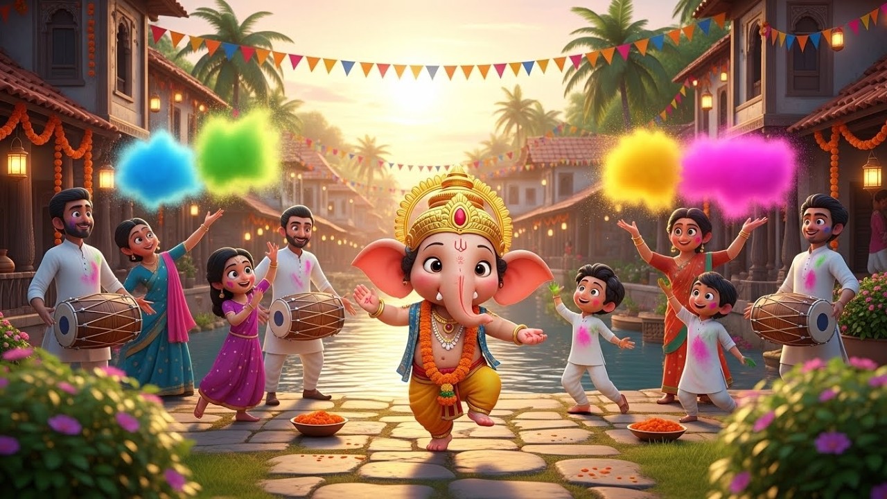 Ganpati Bappa Morya | Mangal Murti Morya | Ganesh Bhajan 🙏🌸