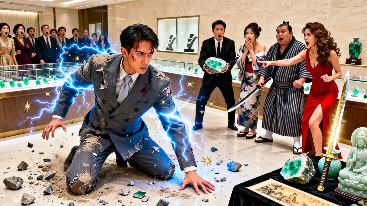 男人在鑑寶會上被當廢物羞辱，怒而打賭鑑寶，沒想到隨口道出寶物玄機，震驚眾人。#短劇 #drama #爽文 #熱門短劇 #打脸