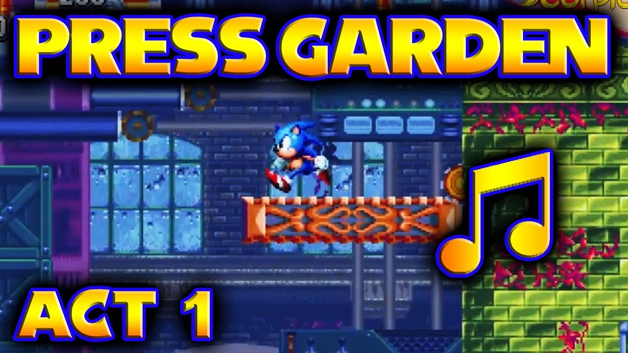 Sonic Mania: Press Garden Act 1 (SEGA GENESIS REMIX)