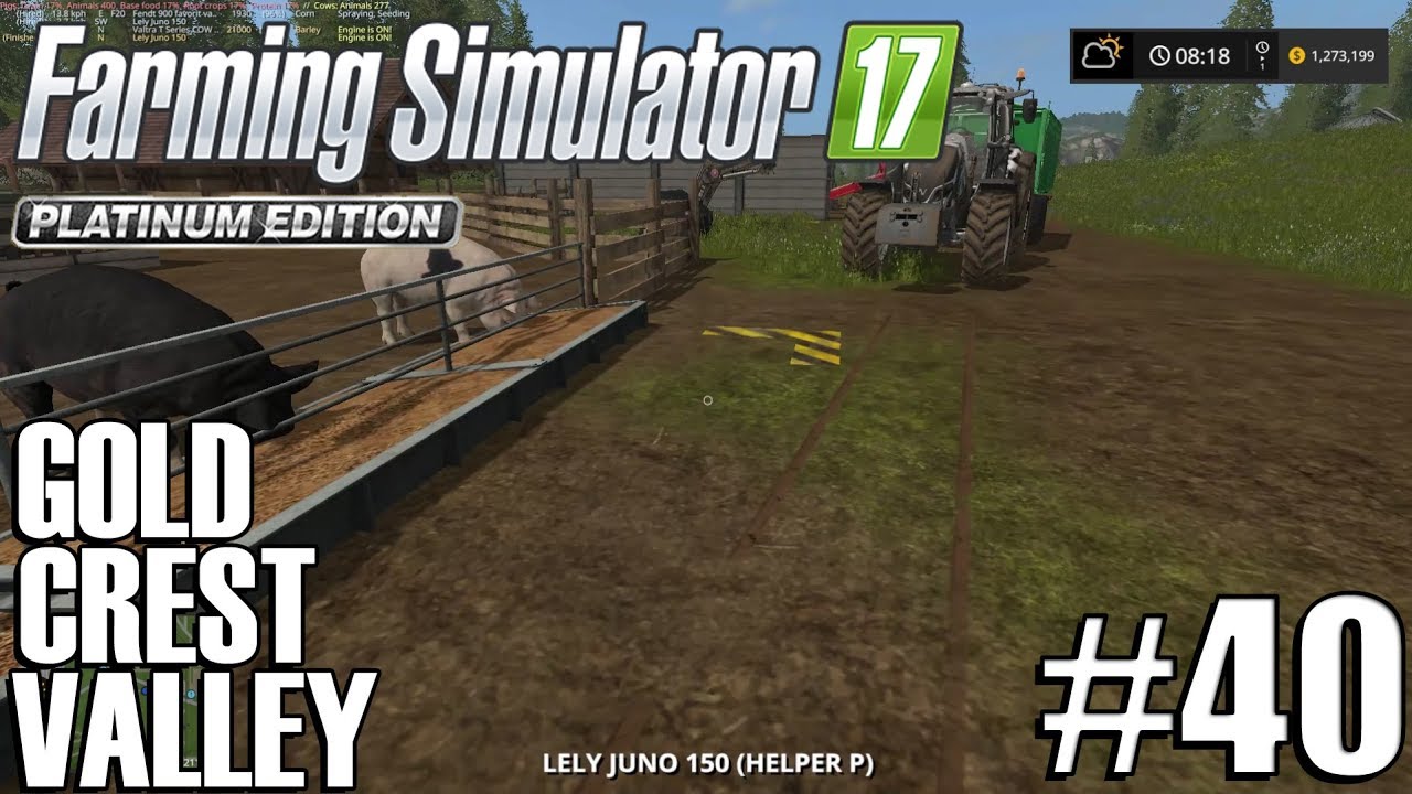FS17 - Gold Crest Valley 2.0 - Timelapse #40 - Seeding And Feeding