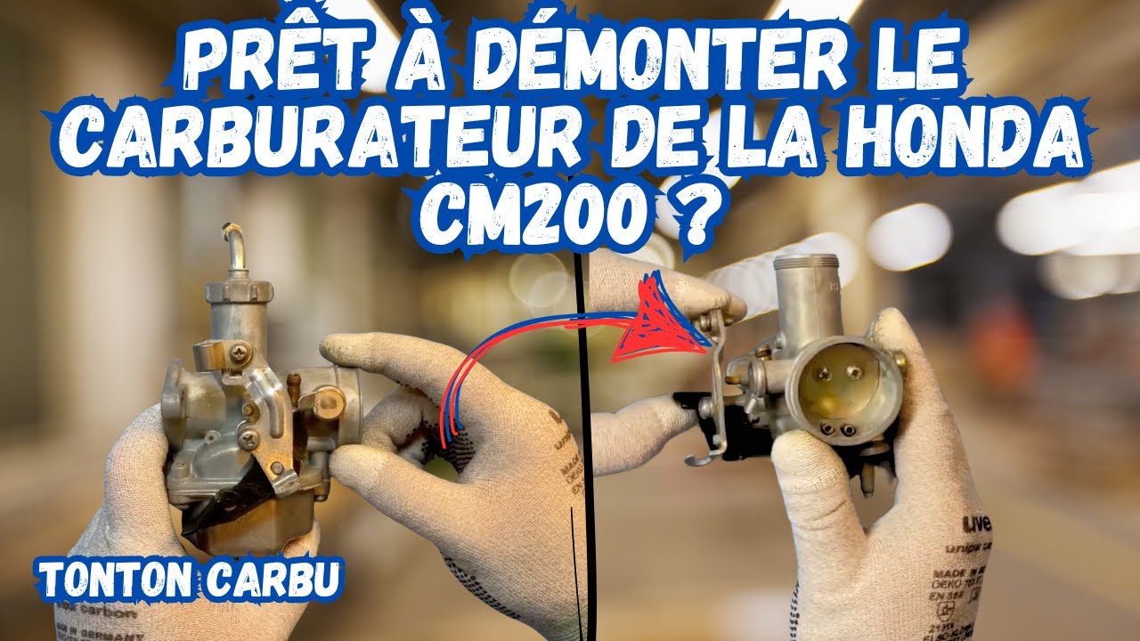 Prêt à démonter le carburateur de la Honda CM200 ? Ne manquez pas ces étapes cruciales !