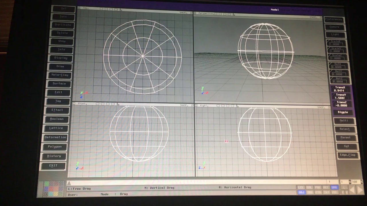 Irix Softimage|3D 3.9.x Basic Tutorial