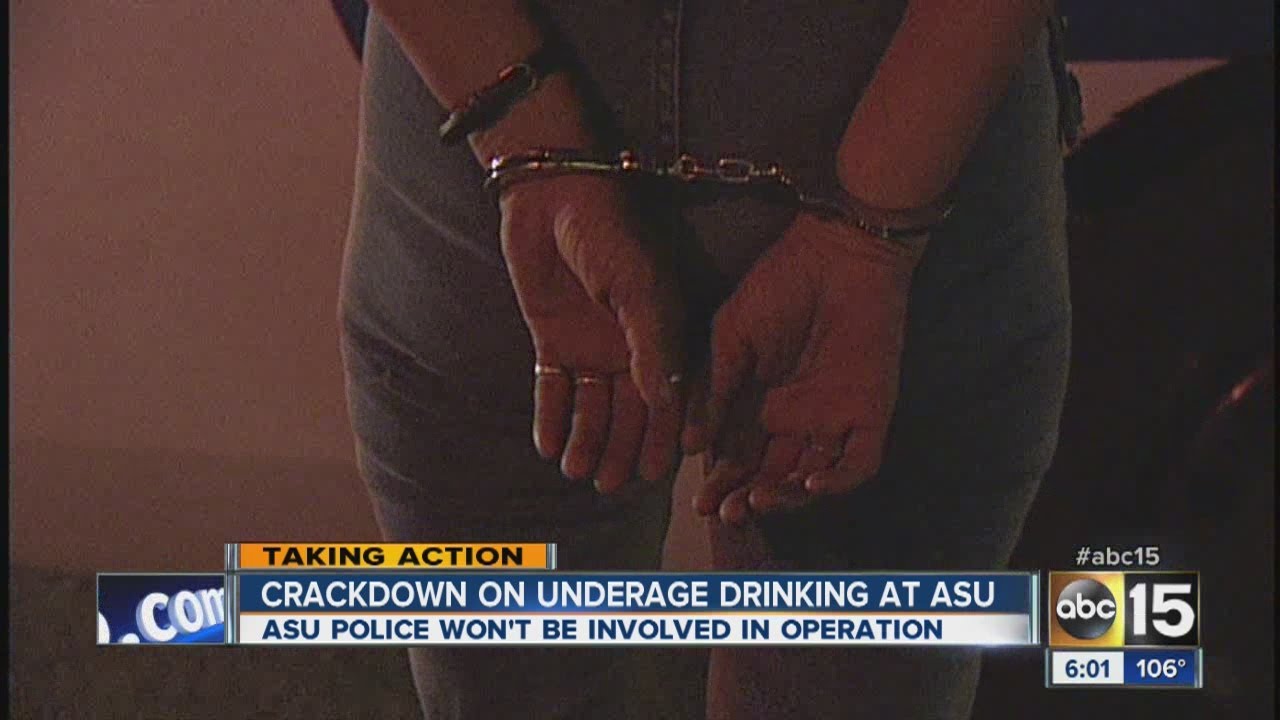 Crack down on underage drinking at ASU