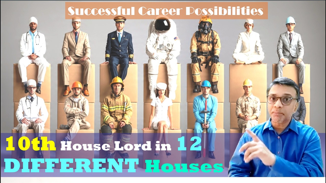 10th House Lord in 12 DIFFERENT Houses in Horoscope