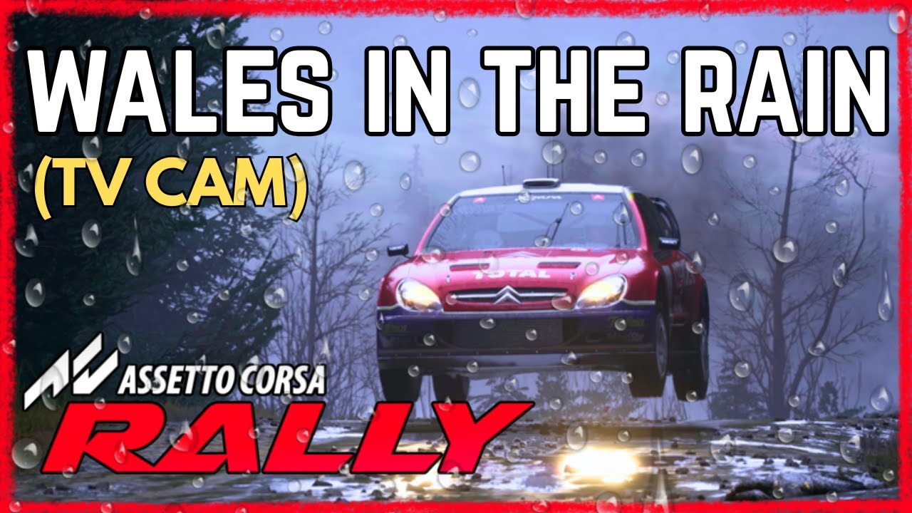Wales in the Rain (TV Cam) | Assetto Corsa Rally