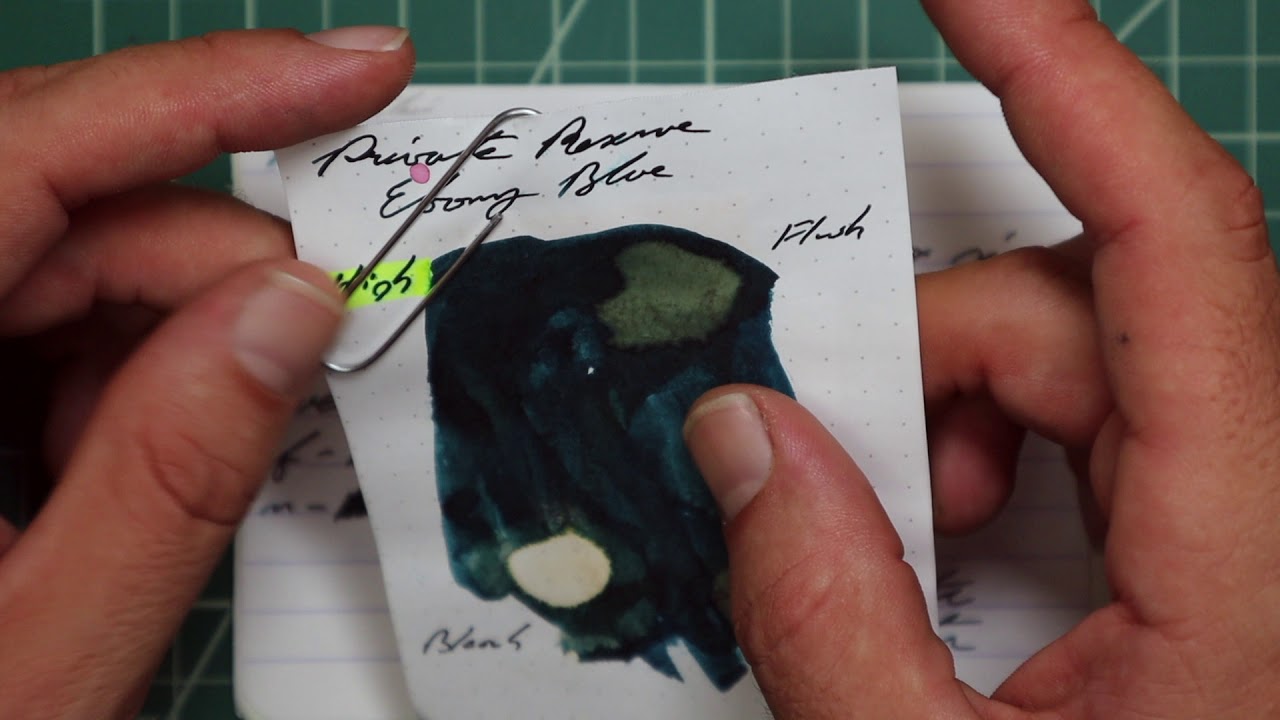 Private Reserve Ebony Blue Fountain Pen Ink 