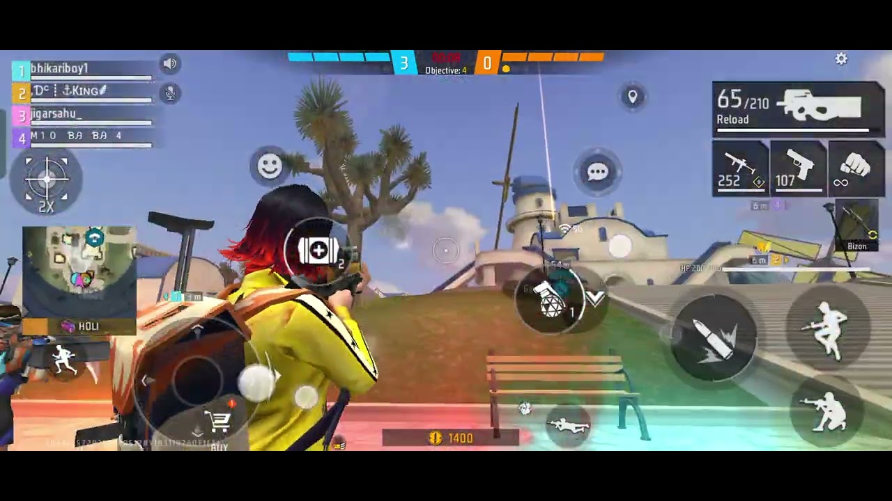Ff game play ajju bhai amit bhai  amir extra