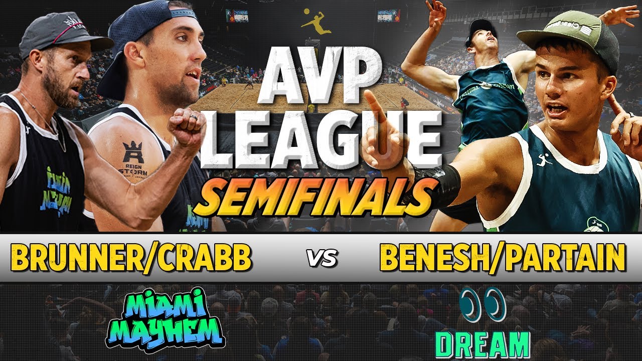 AVP League Semifinals: Partain/Benesh vs. Tr.Crabb/Brunner | Dallas Dream vs. Miami Mayhem
