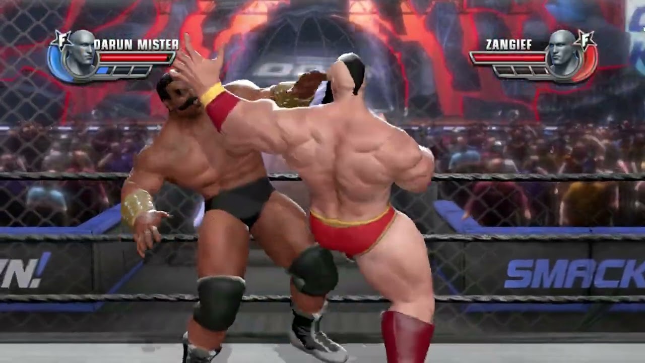 WWE ALL STARS: Darun Mister  Vs. Zangief | Steel Cage Requested Full Match |1080HD60Fps