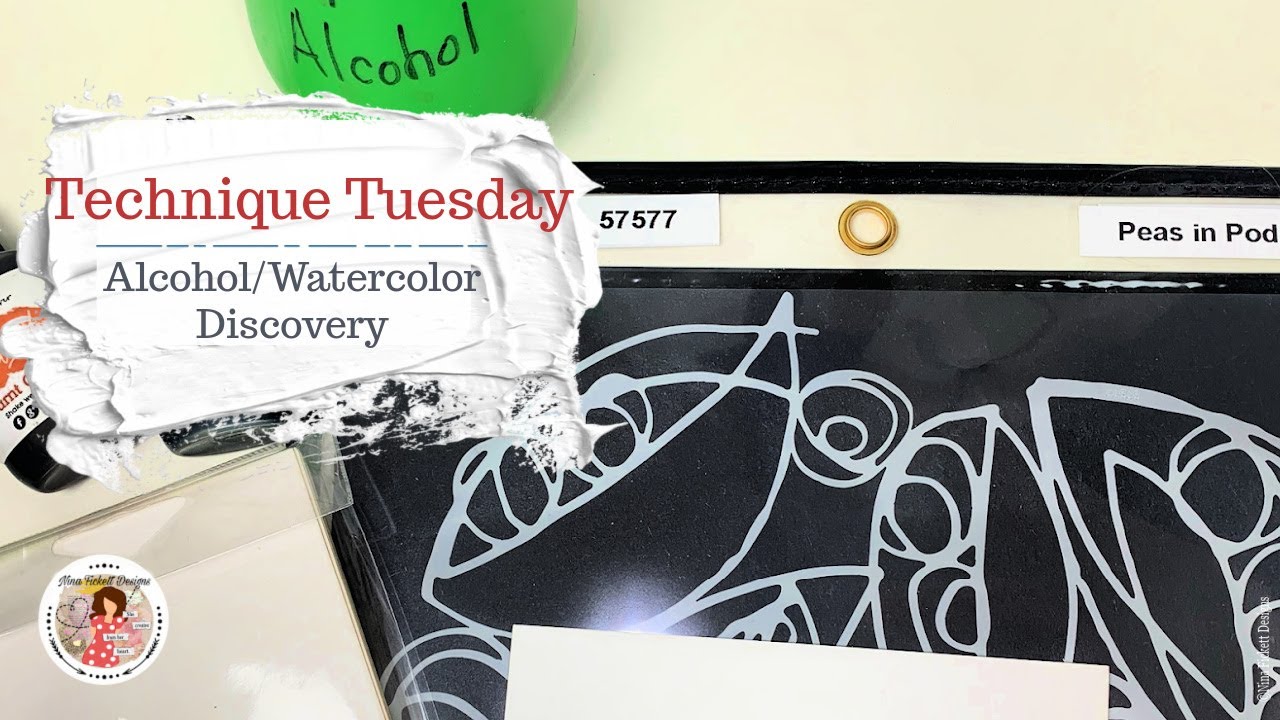 Alcohol/Watercolor Discovery Technique Tuesday