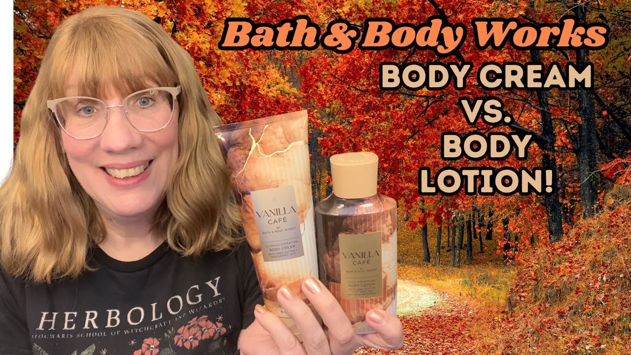 Крем для тела Bath & Body Works против лосьона для тела!