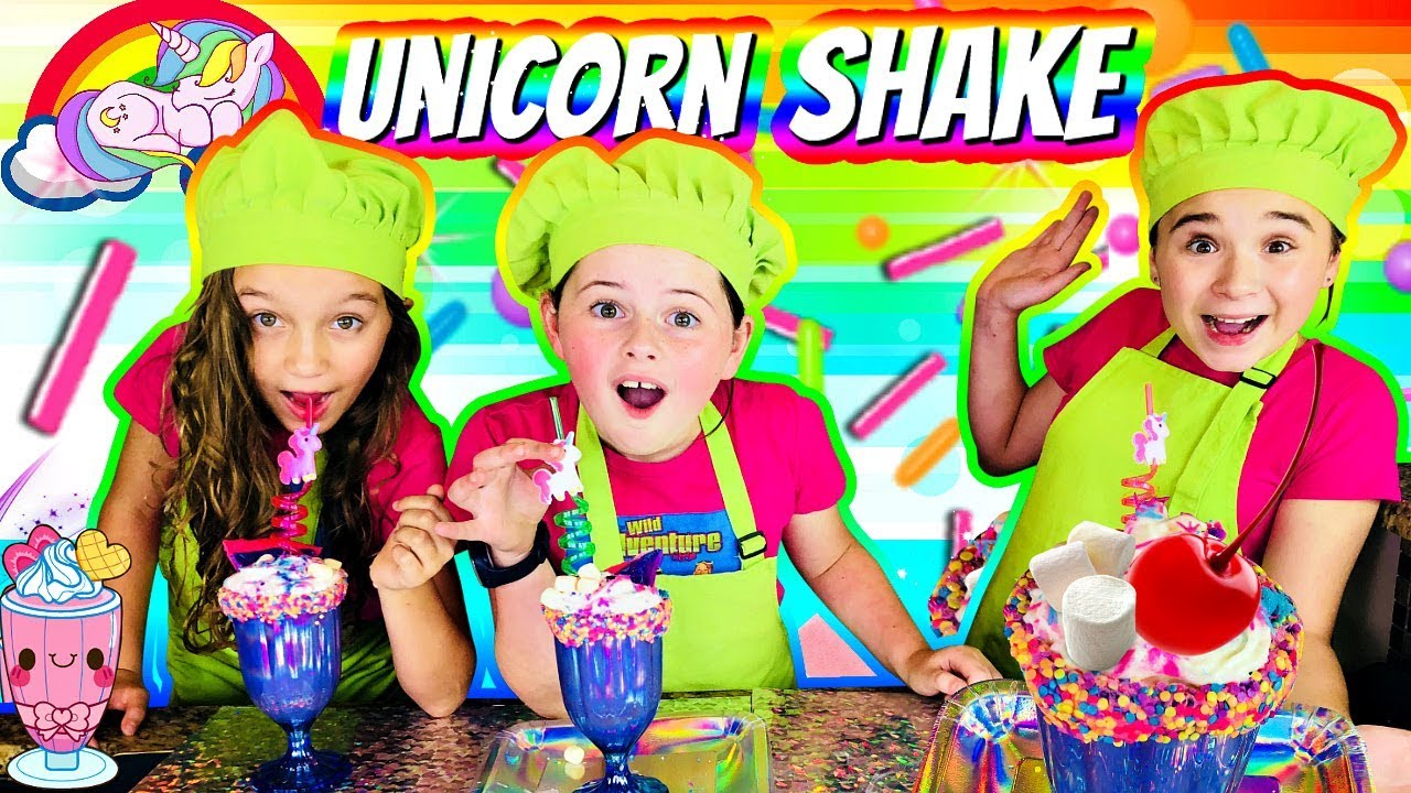 Easy Recipes for Kids:  Make MAGICAL UNICORN MILKSHAKES!