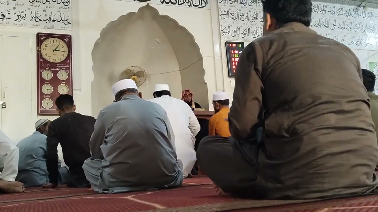 بیان مفتی طارق محمود عظیمی موضوع عظمت رمضان المبارک 