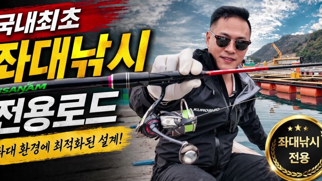 드디어 나왔다! 좌대전갱이 낚시 전용로드!