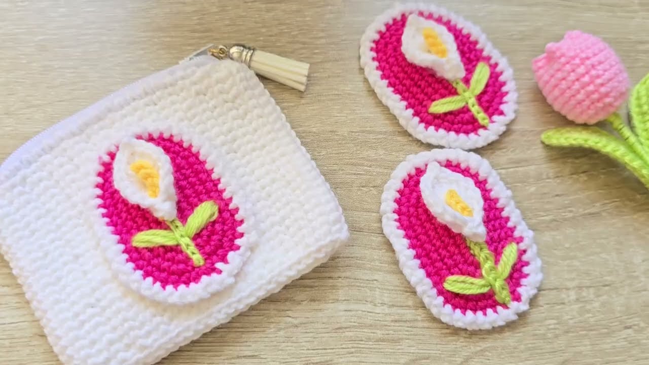 Tutorial de Monedero a crochet hermoso y fácil 