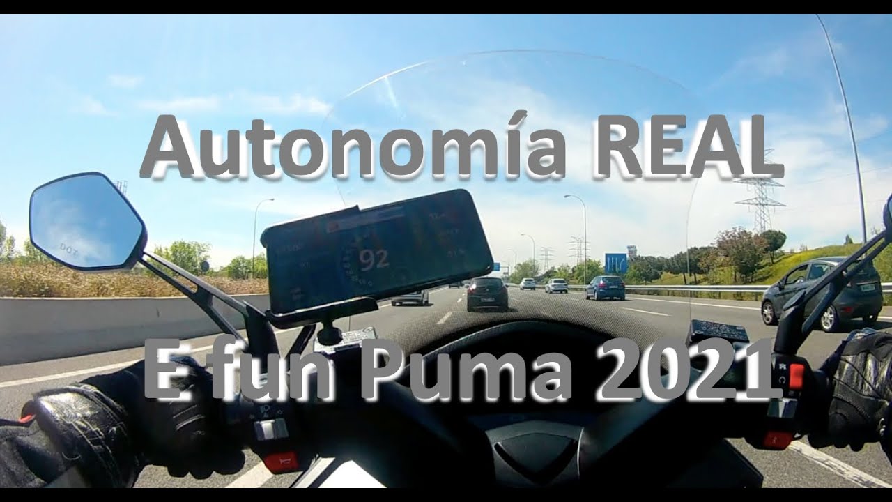 Autonomía REAL Efun Puma, la long range de las motos económicas.......