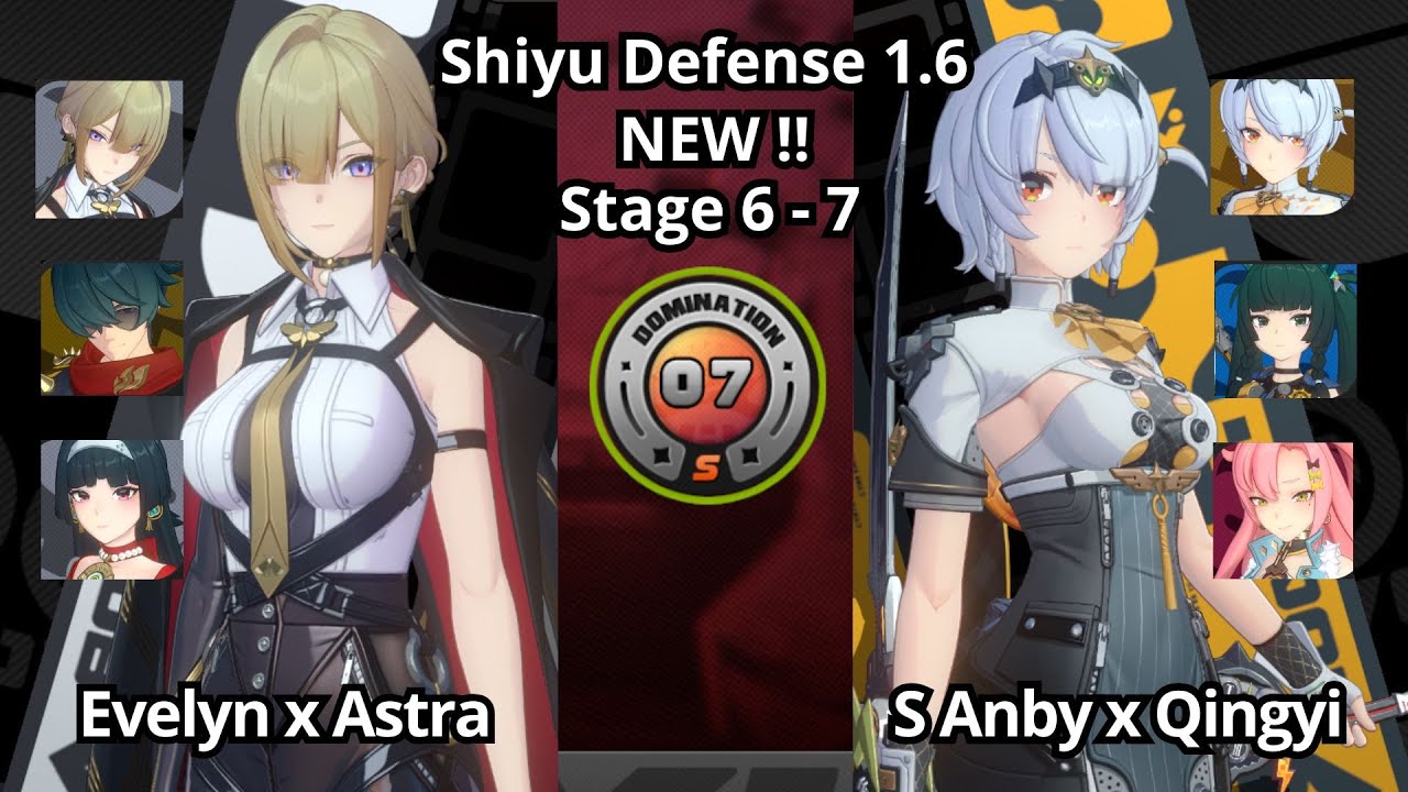 NEW !! M0 Evelyn x Astra & M0 S Anby x Qingyi - Shiyu Defense Zenless Zone Zero 1.6