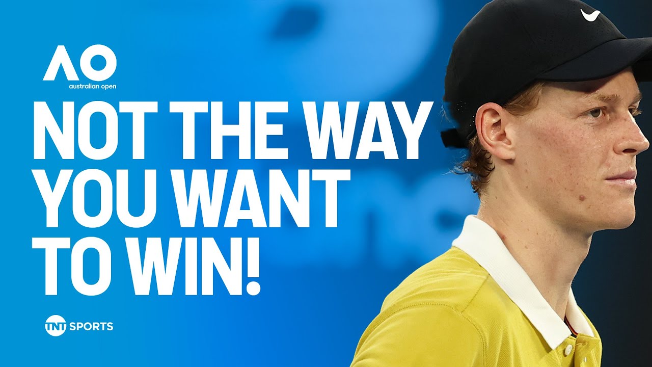On-Court Interview: Jannik Sinner reacts after Hugo Gaston retires on Rod Laver Arena