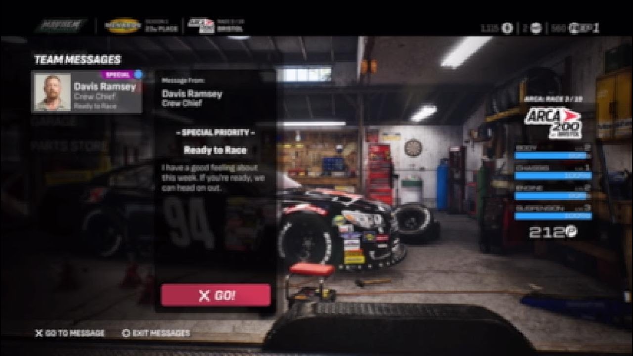 Dostal jsem se na 7 místo Nascar 25 #2