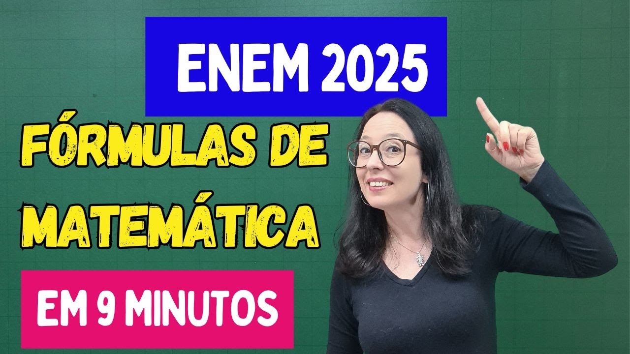 TODAS AS FÓRMULAS DE MATEMÁTICA QUE VOCÊ PRECISA SABER em 9 minutos