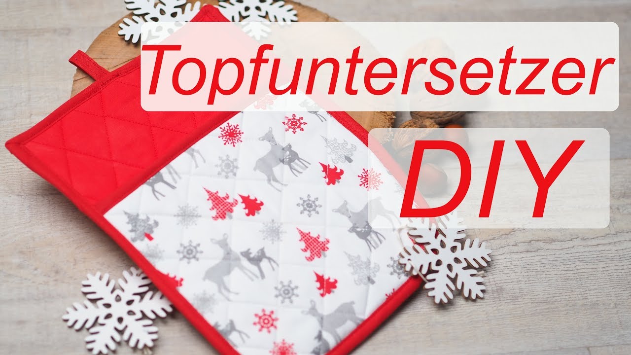 DIY Topfuntersetzer nähen-Annas Adventskalender im November - Türchen 22