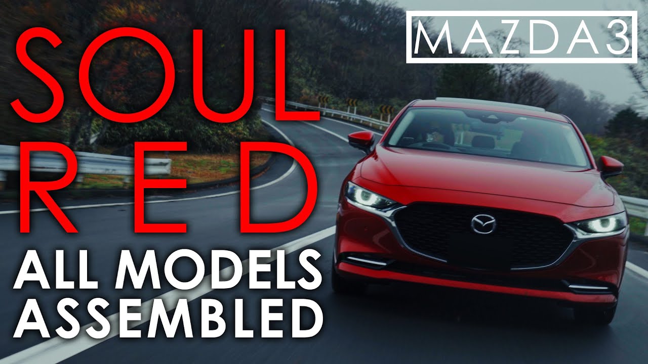 100 Years Anniversary Special Edision | MAZDA3 All Models Assembled | Beautiful Soul Red Crystal