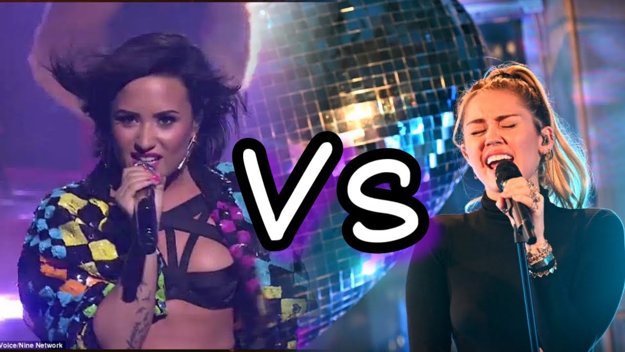 Demi Lovato VS Miley Cyrus | Vocal Battle (C#3-G#5)