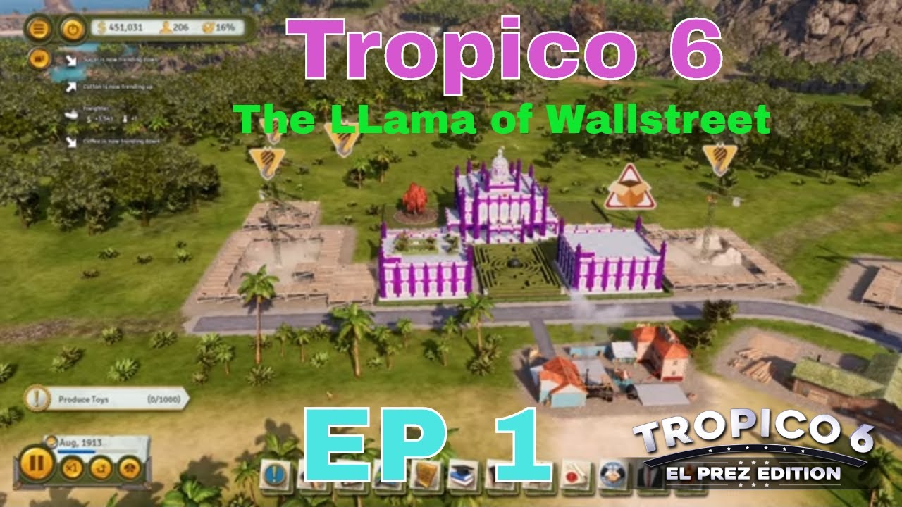 Tropico 6 The LLama of Wallstreet