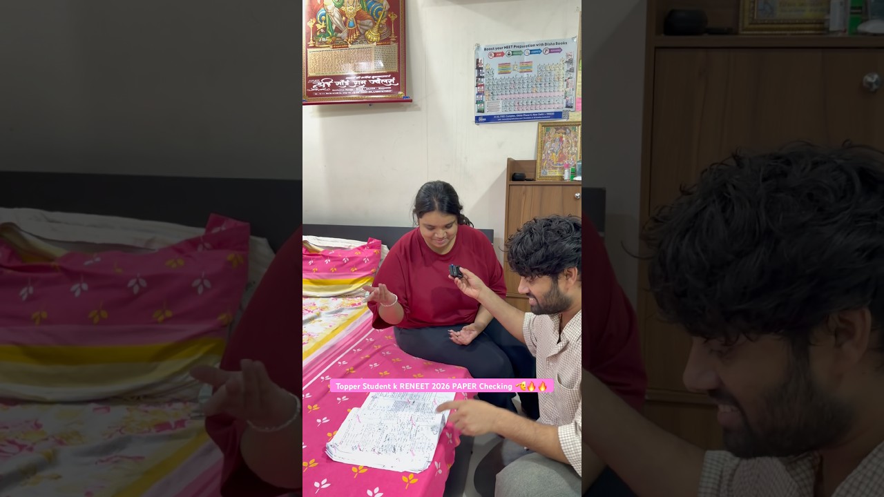 RENEET 2026 Topper Student ka Paper Checking 🫡🔥 AIR Under 200
