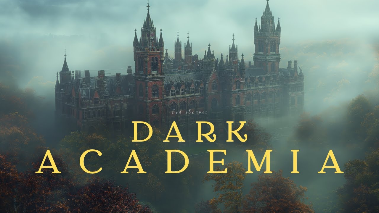 moody elite boarding school (dark academia) piano background music to study⋆read⋆relax