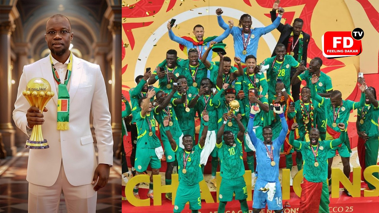 🔴Direct -Présentation du trophée de la CAN au Premier ministre