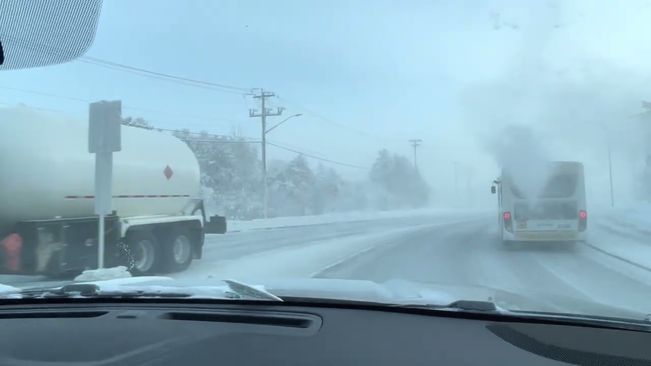 Friday morning drive in Yellowknife, Northwest Territories - Friday, February  4, 2022 - Part 1