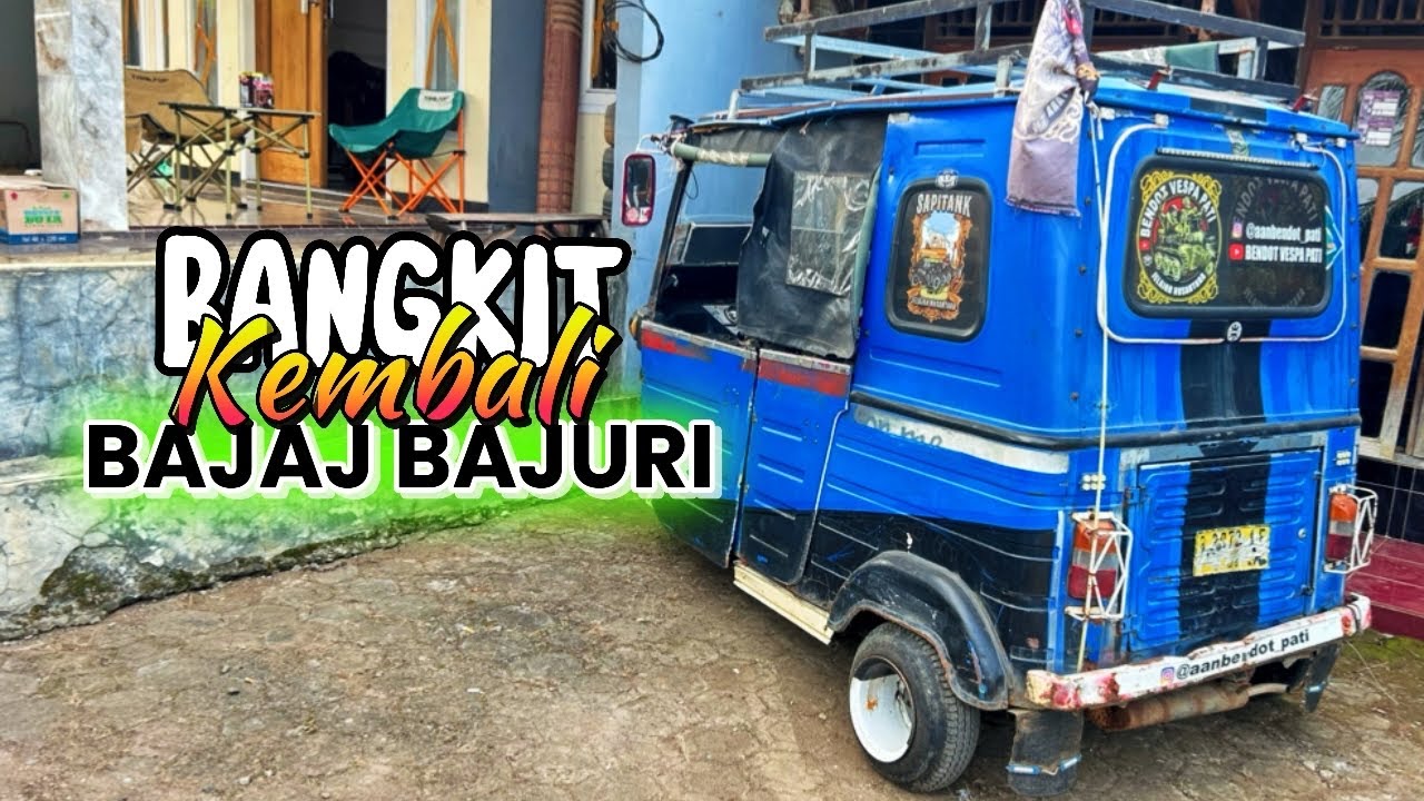 BANGKIT KEMBALI BAJAJ BAJURI || PREPARE TULUNGAGUNG VESPA CARNIVAL 2 || BENDOT VESPA PATI