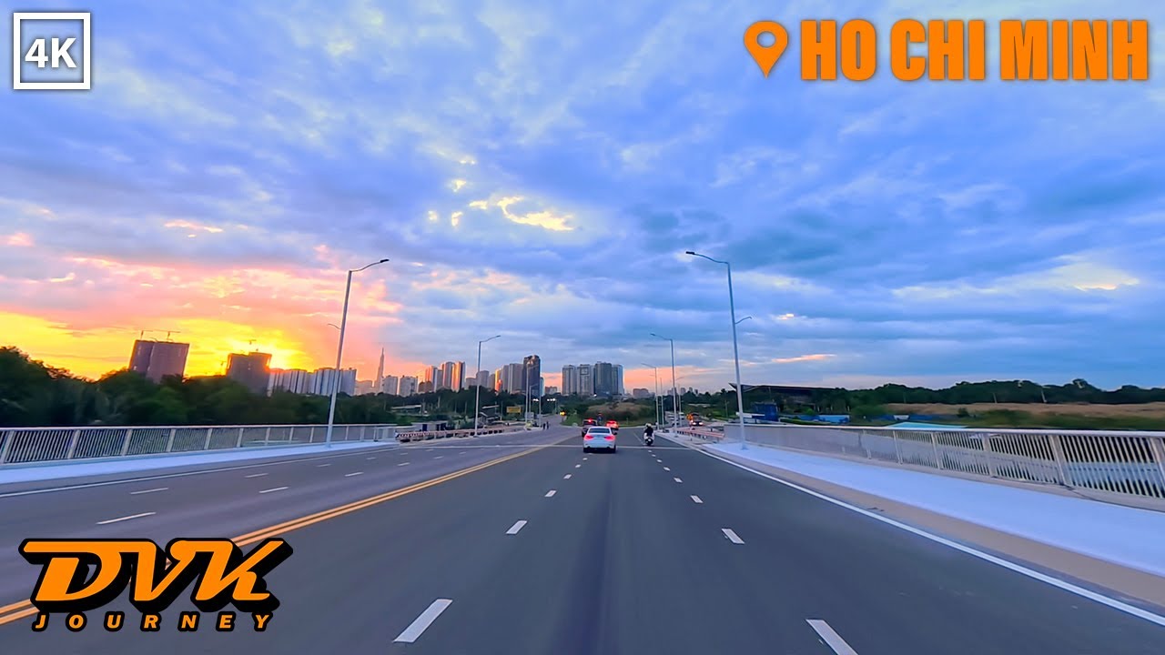 Sunset in Ho Chi Minh City, Vietnam / Lofi Chill Beats | 4K 60fps HDR