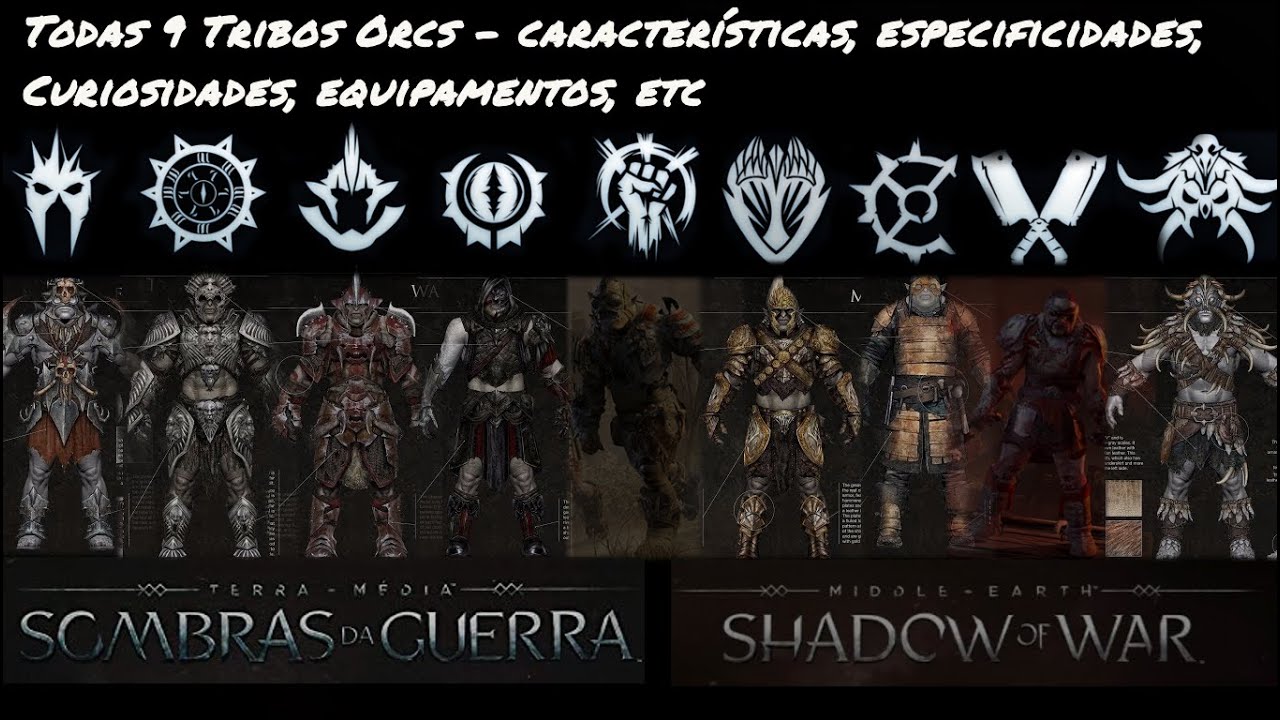 Terra Média: Sombras da Guerra - Tribos Orcs