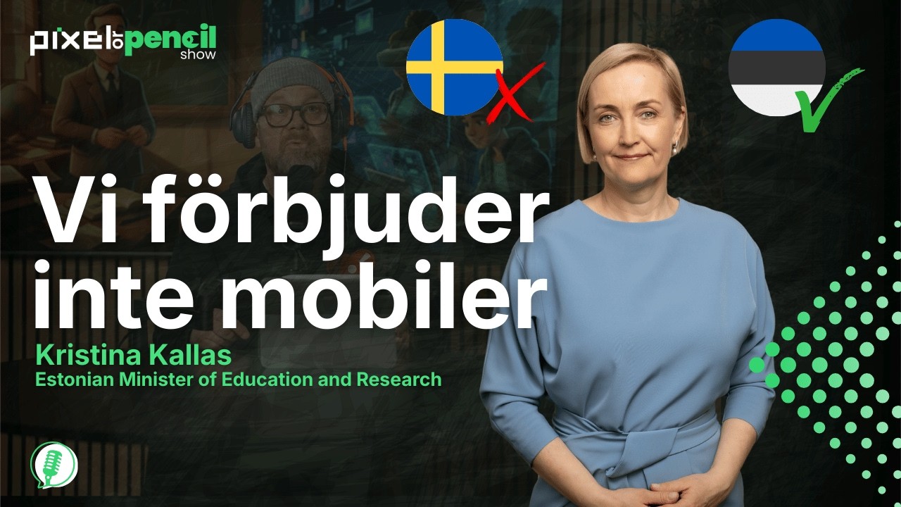 Sverige backar, Estland gasar: Utbildningsministern om AI-klivet