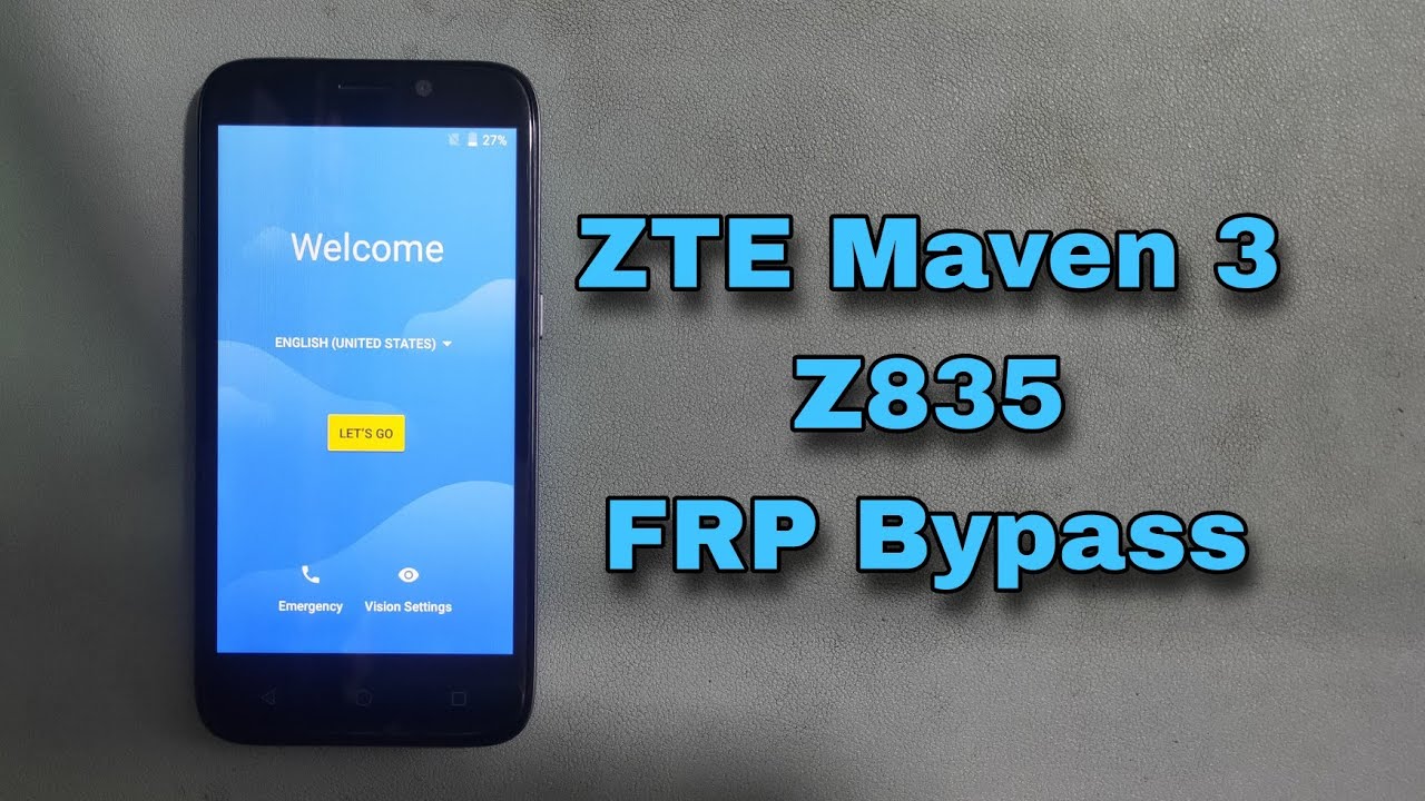 ZTE Maven 3 Z835 FRP Bypass By Unlock Tool Easy Method