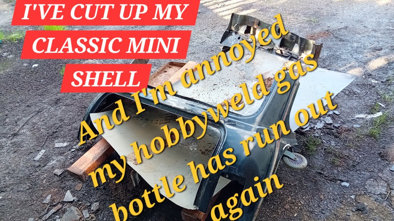My hobbyweld bottle has run out again + mini bodges and I’ve cut up a classic mini