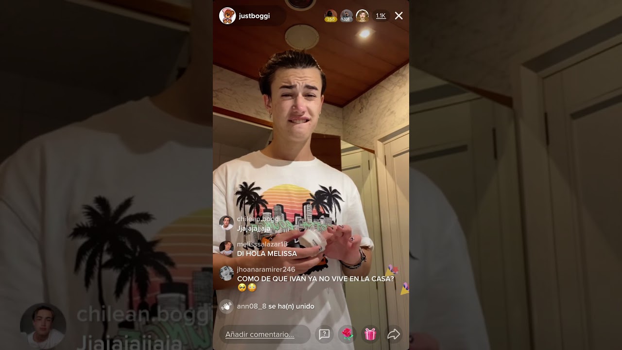 Justboggi live por TikTok 😇
