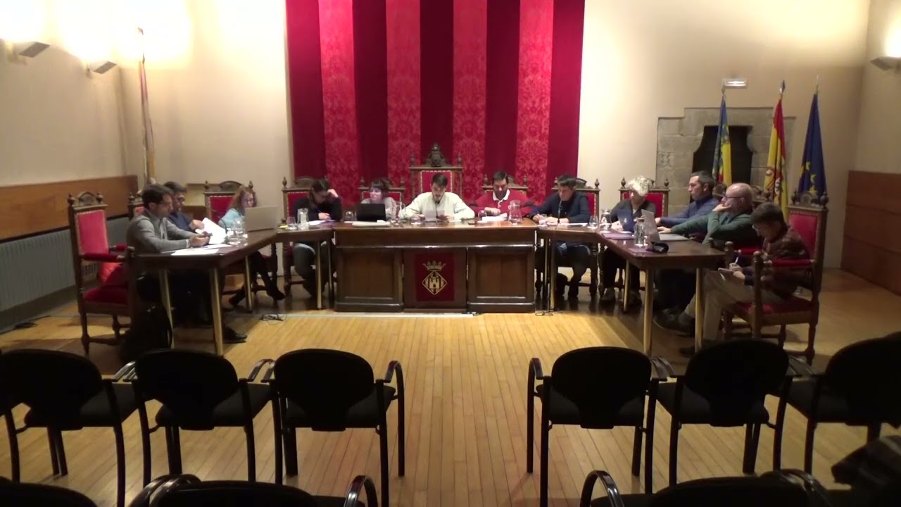 2025-11-20 Ple ordinari de l'Ajuntament de Morella del mes de novembre