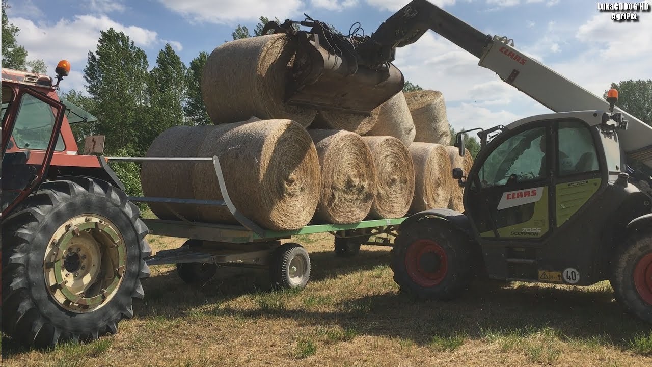 Ramassage du Foin 2017 - Fiatagri & Claas - EARL Carton