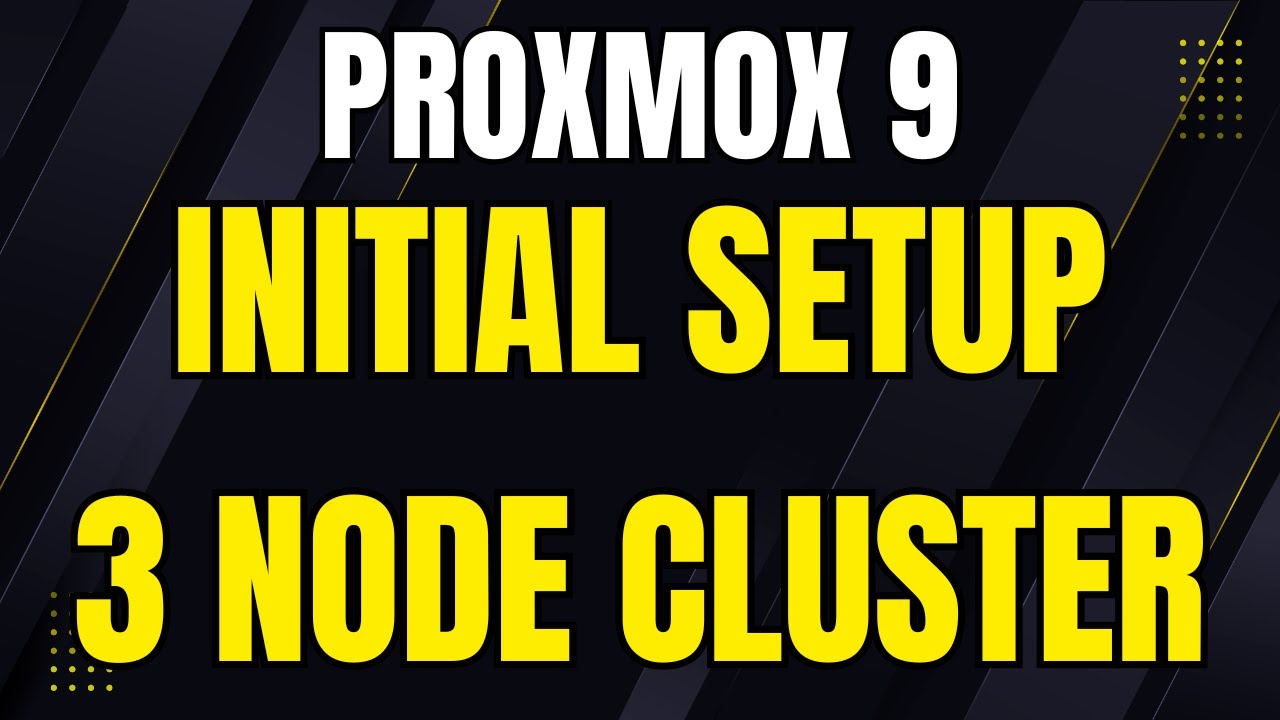 Руководство по настройке трехузлового кластера Proxmox VE 9
