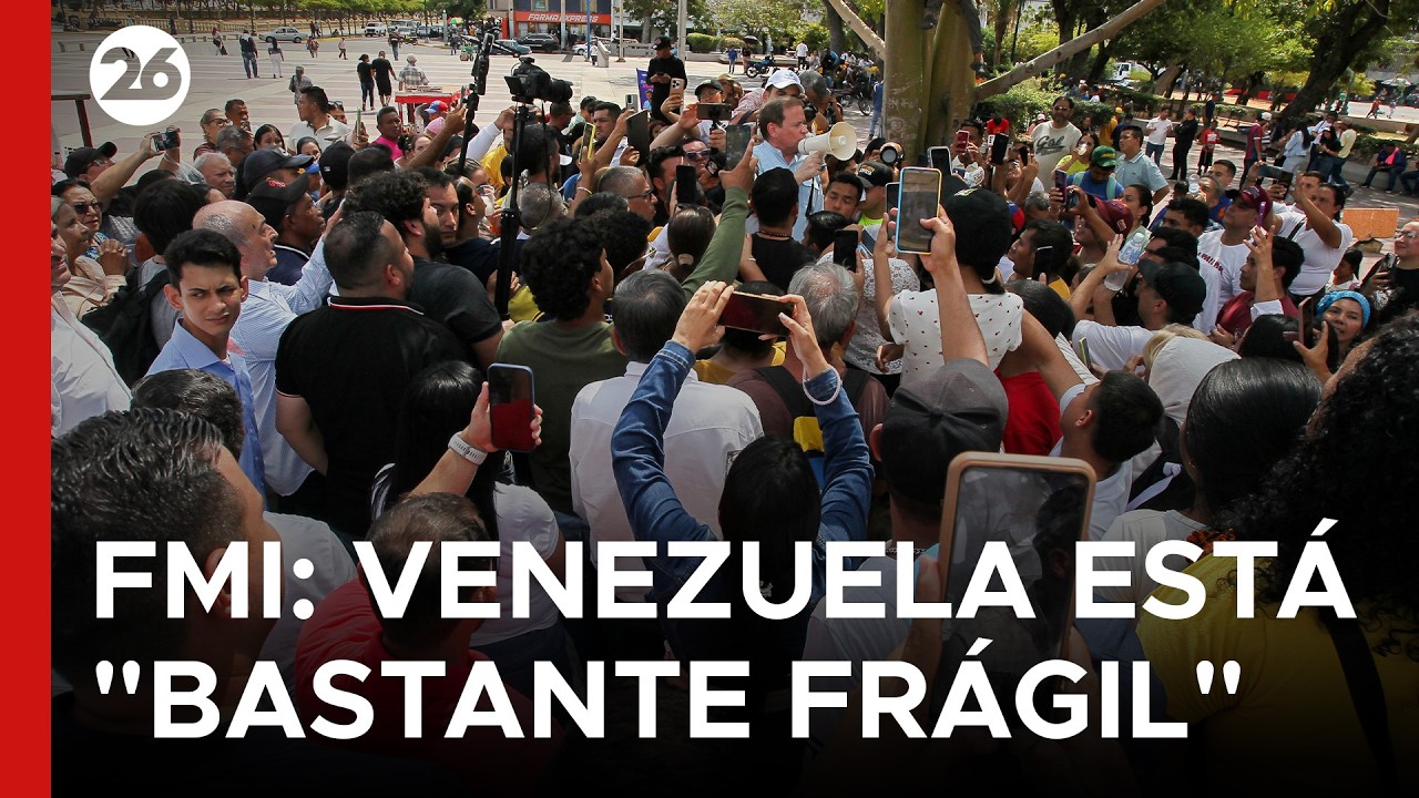 🚨 El FMI advierte que la crisis en Venezuela es 