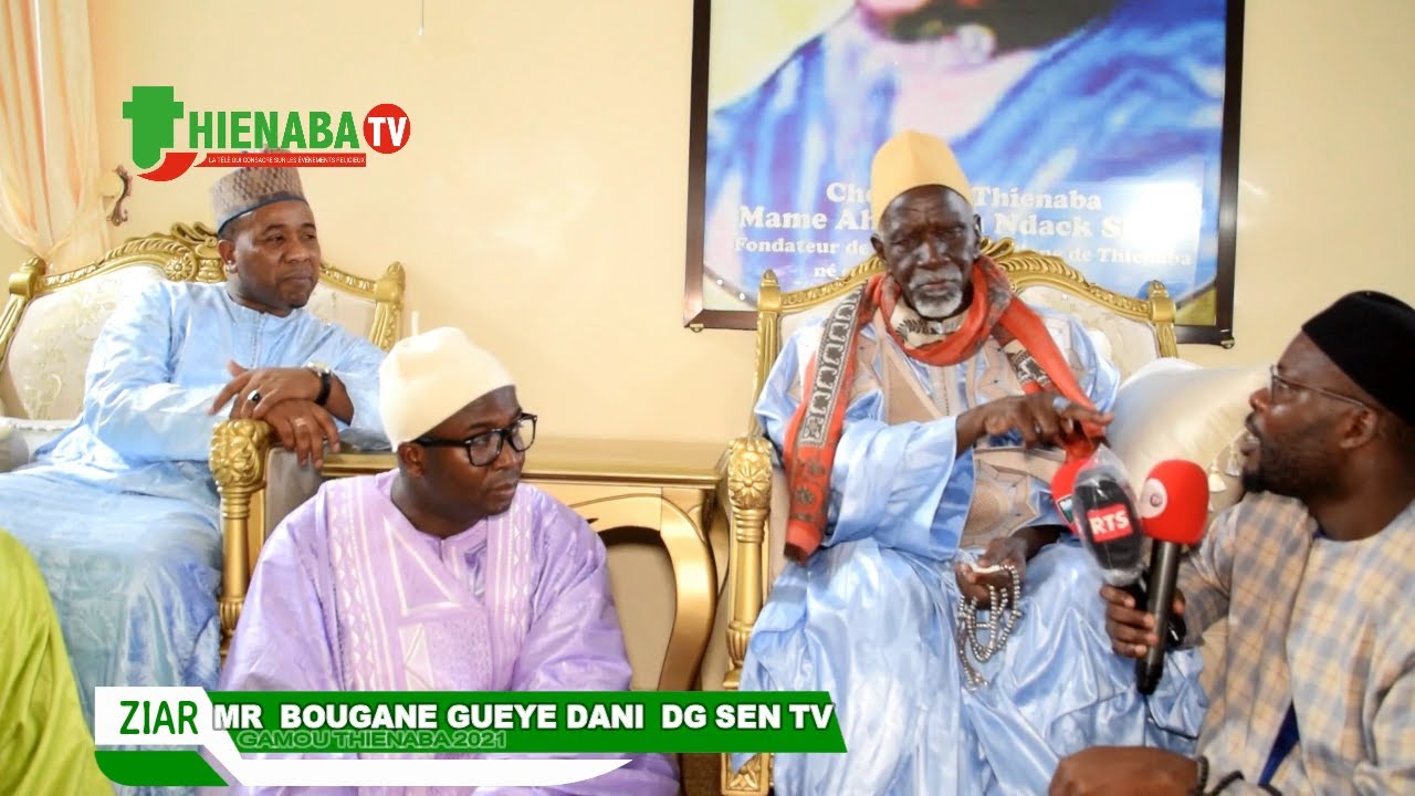 GAMOU THIENABA 2021 VISITE DE MR  BOUGANE GUEYE DANI  DG SEN TV