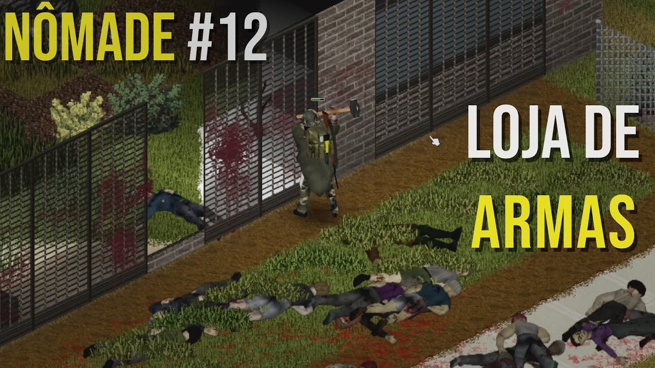 Invadimos a Loja de Armas de Blackwood - Nômade #12 Project Zomboid PT-BR
