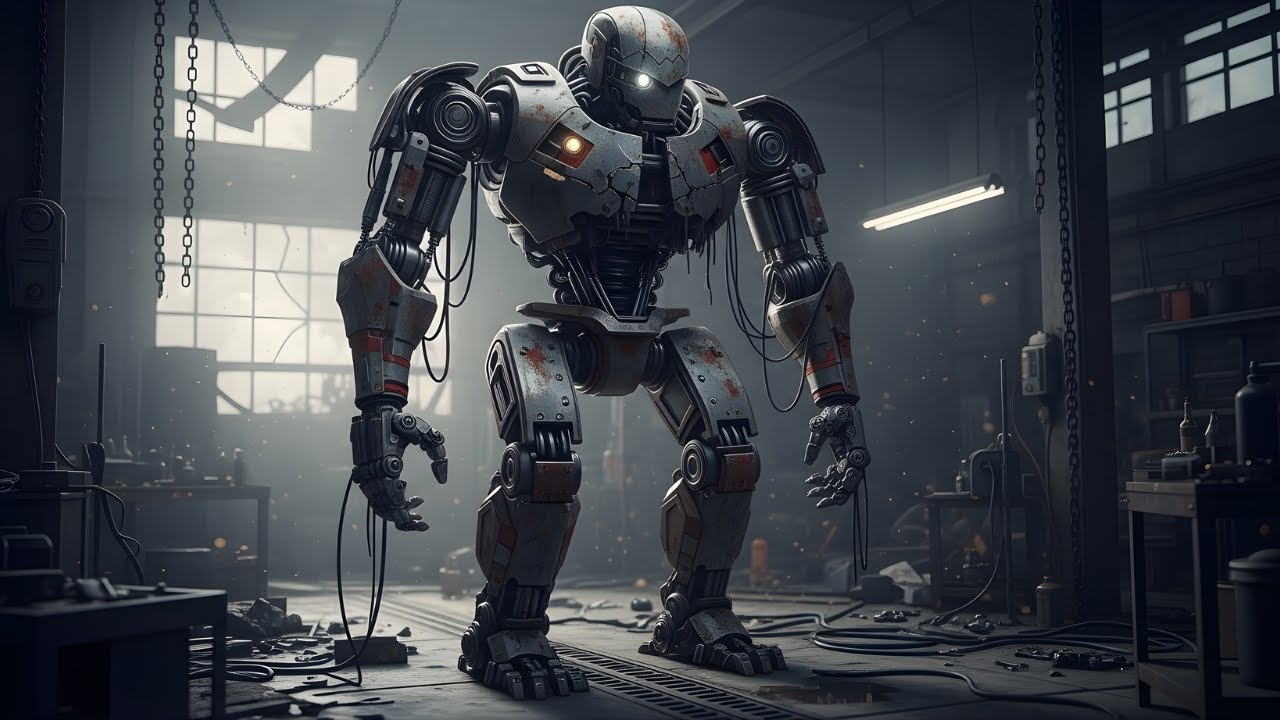 ASMR Robot Restoration Full Rebuild of Atlas Robot from Damaged Frame to Fully Operational Mech